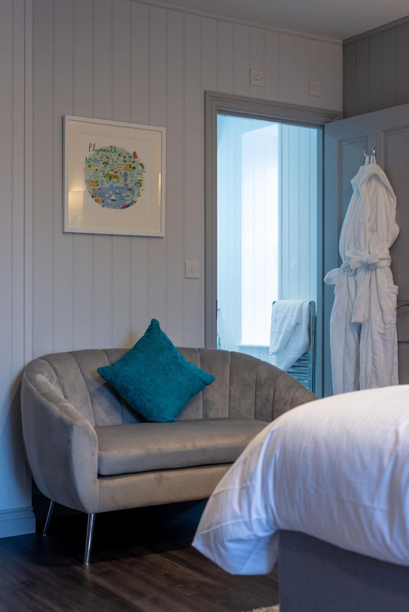 The Three Crowns B&B Plymouth Pokoj fotografie